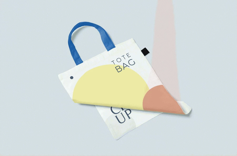 帆布袋手提袋购物袋vi提案展示效果图文创贴图样机PSD设计素材【004】
